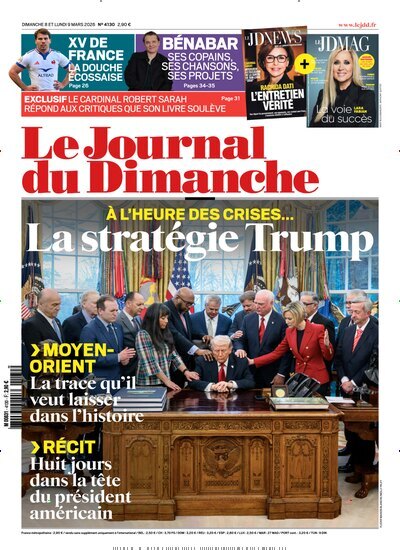 Titelbild der Ausgabe 10/2026 von Le Journal du Dimanche. Diese Zeitschrift und viele weitere Wirtschaftsmagazine und Politikmagazine als Abo oder epaper bei United Kiosk online kaufen.