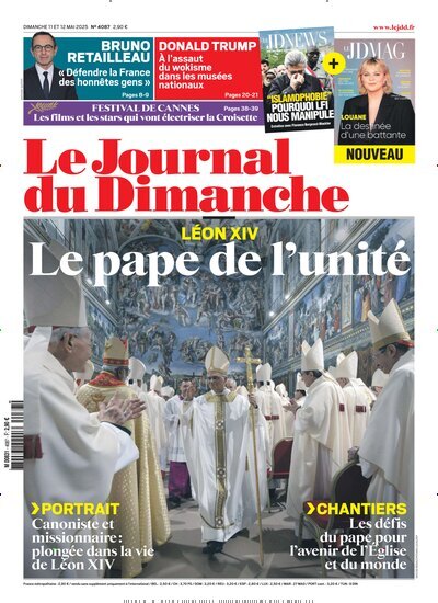 Titelbild der Ausgabe 19/2025 von Le Journal du Dimanche. Diese Zeitschrift und viele weitere Wirtschaftsmagazine und Politikmagazine als Abo oder epaper bei United Kiosk online kaufen.