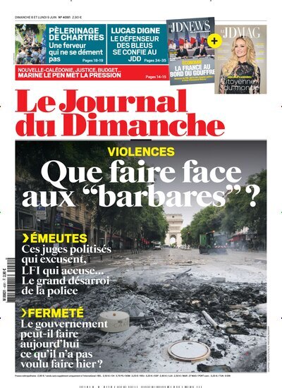 Titelbild der Ausgabe 23/2025 von Le Journal du Dimanche. Diese Zeitschrift und viele weitere Wirtschaftsmagazine und Politikmagazine als Abo oder epaper bei United Kiosk online kaufen.