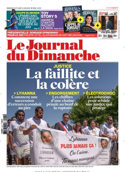 Titelbild der Ausgabe 24/2026 von Le Journal du Dimanche. Diese Zeitschrift und viele weitere Wirtschaftsmagazine und Politikmagazine als Abo oder epaper bei United Kiosk online kaufen.
