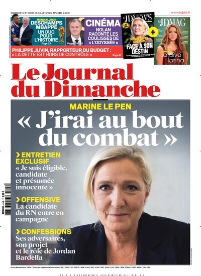 Titelbild der Ausgabe 28/2026 von Le Journal du Dimanche. Diese Zeitschrift und viele weitere Wirtschaftsmagazine und Politikmagazine als Abo oder epaper bei United Kiosk online kaufen.