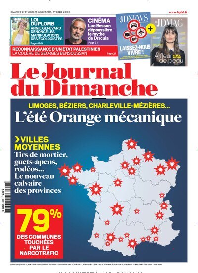 Titelbild der Ausgabe 30/2025 von Le Journal du Dimanche. Diese Zeitschrift und viele weitere Wirtschaftsmagazine und Politikmagazine als Abo oder epaper bei United Kiosk online kaufen.