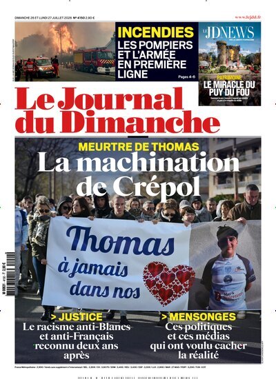 Titelbild der Ausgabe 30/2026 von Le Journal du Dimanche. Diese Zeitschrift und viele weitere Wirtschaftsmagazine und Politikmagazine als Abo oder epaper bei United Kiosk online kaufen.