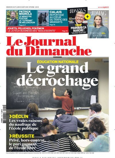 Titelbild der Ausgabe 34/2025 von Le Journal du Dimanche. Diese Zeitschrift und viele weitere Wirtschaftsmagazine und Politikmagazine als Abo oder epaper bei United Kiosk online kaufen.