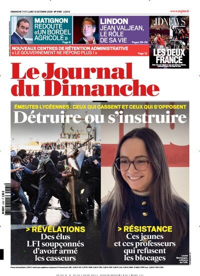 Titelbild der Ausgabe 41/2026 von Le Journal du Dimanche. Diese Zeitschrift und viele weitere Wirtschaftsmagazine und Politikmagazine als Abo oder epaper bei United Kiosk online kaufen.