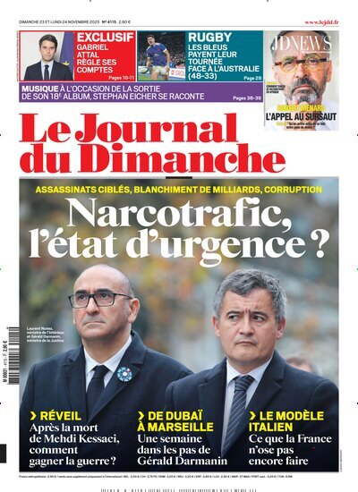Titelbild der Ausgabe 47/2025 von Le Journal du Dimanche. Diese Zeitschrift und viele weitere Wirtschaftsmagazine und Politikmagazine als Abo oder epaper bei United Kiosk online kaufen.