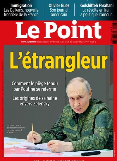 Titelbild der Ausgabe 12/2025 von Le Point. Diese Zeitschrift und viele weitere Wirtschaftsmagazine und Politikmagazine als Abo oder epaper bei United Kiosk online kaufen.