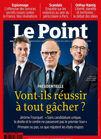 Titelbild der Ausgabe 13/2026 von Le Point. Diese Zeitschrift und viele weitere Wirtschaftsmagazine und Politikmagazine als Abo oder epaper bei United Kiosk online kaufen.