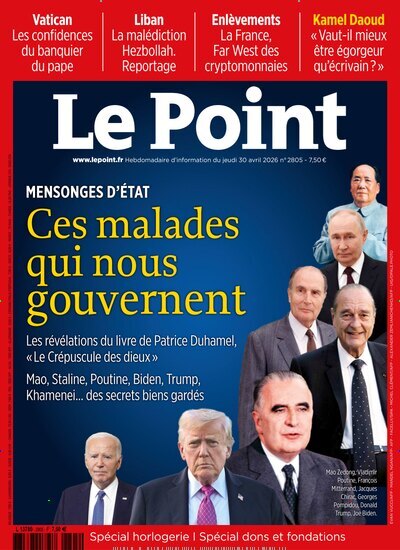 Titelbild der Ausgabe 18/2026 von Le Point. Diese Zeitschrift und viele weitere Wirtschaftsmagazine und Politikmagazine als Abo oder epaper bei United Kiosk online kaufen.