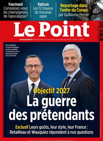 Titelbild der Ausgabe 19/2025 von Le Point. Diese Zeitschrift und viele weitere Wirtschaftsmagazine und Politikmagazine als Abo oder epaper bei United Kiosk online kaufen.