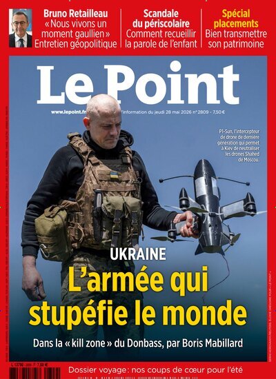 Titelbild der Ausgabe 22/2026 von Le Point. Diese Zeitschrift und viele weitere Wirtschaftsmagazine und Politikmagazine als Abo oder epaper bei United Kiosk online kaufen.