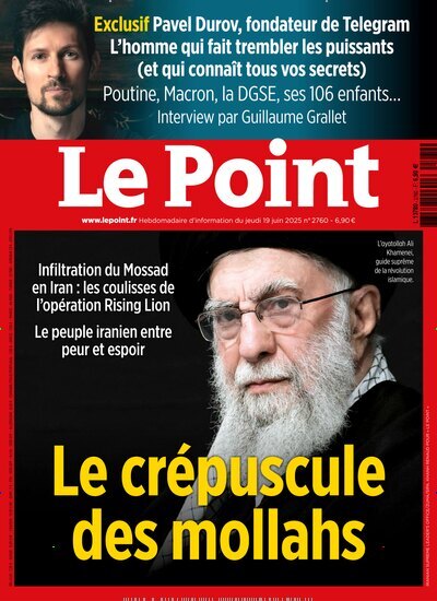 Titelbild der Ausgabe 25/2025 von Le Point. Diese Zeitschrift und viele weitere Wirtschaftsmagazine und Politikmagazine als Abo oder epaper bei United Kiosk online kaufen.