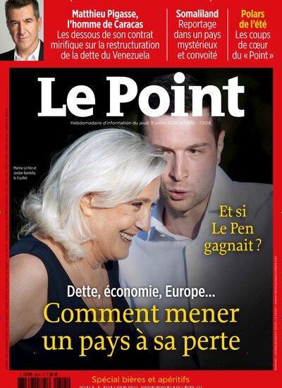 Titelbild der Ausgabe 28/2026 von Le Point. Diese Zeitschrift und viele weitere Wirtschaftsmagazine und Politikmagazine als Abo oder epaper bei United Kiosk online kaufen.