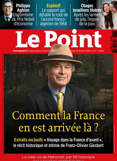 Titelbild der Ausgabe 42/2025 von Le Point. Diese Zeitschrift und viele weitere Wirtschaftsmagazine und Politikmagazine als Abo oder epaper bei United Kiosk online kaufen.