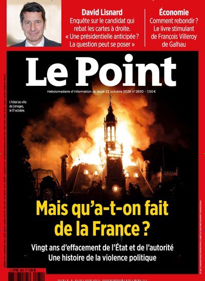 Titelbild der Ausgabe 43/2026 von Le Point. Diese Zeitschrift und viele weitere Wirtschaftsmagazine und Politikmagazine als Abo oder epaper bei United Kiosk online kaufen.