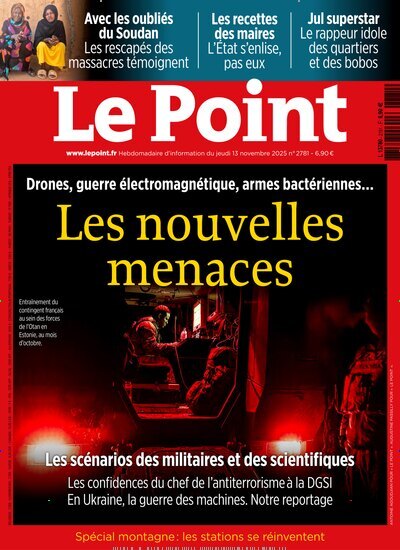 Titelbild der Ausgabe 46/2025 von Le Point. Diese Zeitschrift und viele weitere Wirtschaftsmagazine und Politikmagazine als Abo oder epaper bei United Kiosk online kaufen.