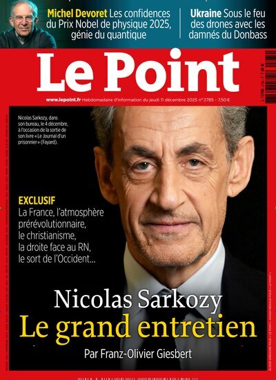 Titelbild der Ausgabe 50/2025 von Le Point. Diese Zeitschrift und viele weitere Wirtschaftsmagazine und Politikmagazine als Abo oder epaper bei United Kiosk online kaufen.