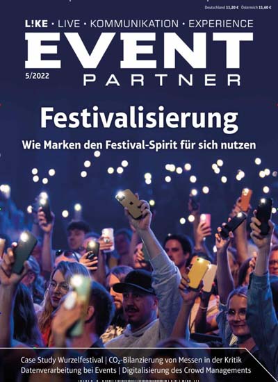 Titelbild der Ausgabe 5/2022 von LEaT magazine - LiveCom Edition by Event Partner. Diese Zeitschrift und viele weitere Businessmagazine als Abo oder epaper bei United Kiosk online kaufen.