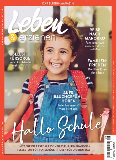 Titelbild der Ausgabe 8/2026 von Leben & erziehen. Diese Zeitschrift und viele weitere Elternzeitschriften und Tierzeitschriften als Abo oder epaper bei United Kiosk online kaufen.