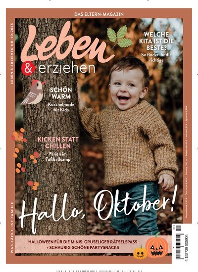 Titelbild der Ausgabe 10/2026 von Leben & erziehen. Diese Zeitschrift und viele weitere Elternzeitschriften und Tierzeitschriften als Abo oder epaper bei United Kiosk online kaufen.