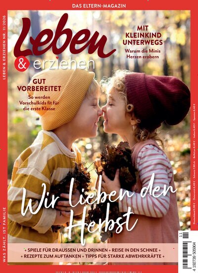 Titelbild der Ausgabe 11/2026 von Leben & erziehen. Diese Zeitschrift und viele weitere Elternzeitschriften und Tierzeitschriften als Abo oder epaper bei United Kiosk online kaufen.