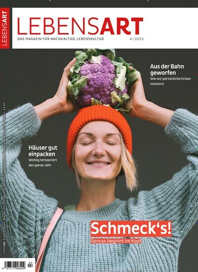 Titelbild der Ausgabe 4/2023 von Lebensart. Diese Zeitschrift und viele weitere Lifestylemagazine und Peoplemagazine als Abo oder epaper bei United Kiosk online kaufen.