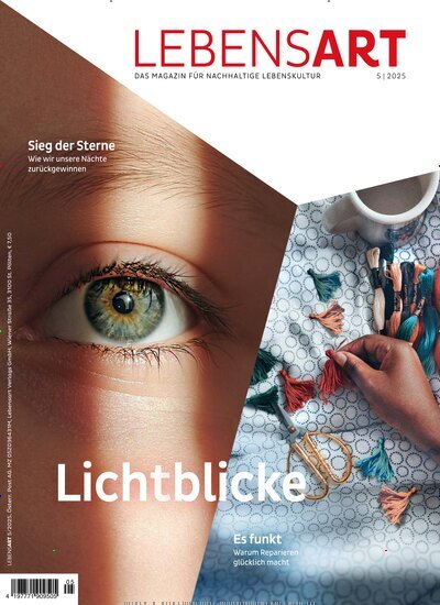 Titelbild der Ausgabe 5/2025 von Lebensart. Diese Zeitschrift und viele weitere Lifestylemagazine und Peoplemagazine als Abo oder epaper bei United Kiosk online kaufen.