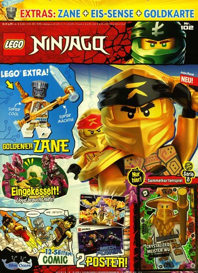 Titelbild der Ausgabe 102/2023 von Lego Ninjago Magazin. Diese Zeitschrift und viele weitere Jugendzeitschriften und Kinderzeitschriften als Abo oder epaper bei United Kiosk online kaufen.
