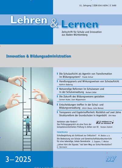 Titelbild der Ausgabe 3/2025 von Lehren & Lernen. Diese Zeitschrift und viele weitere Zeitschriften für Pädagogik als Abo oder epaper bei United Kiosk online kaufen.
