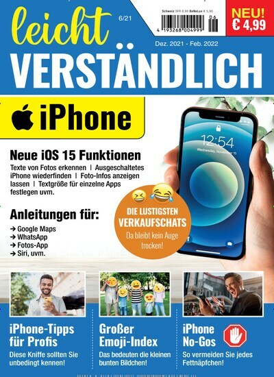 Titelbild der Ausgabe 6/2021 von Leicht verständlich. Diese Zeitschrift und viele weitere Audiomagazine, Filmmagazine und Fotozeitschriften als Abo oder epaper bei United Kiosk online kaufen.