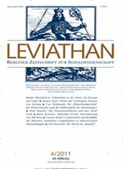 Titelbild der Ausgabe 3904/2011 von Leviathan - Berliner Zeitschrift für Sozialwissenschaft. Diese Zeitschrift und viele weitere Zeitschriften für Pädagogik als Abo oder epaper bei United Kiosk online kaufen.