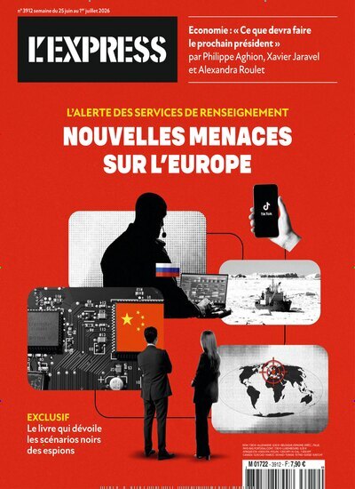 Titelbild der Ausgabe 24/2026 von LExpress. Diese Zeitschrift und viele weitere Wirtschaftsmagazine und Politikmagazine als Abo oder epaper bei United Kiosk online kaufen.