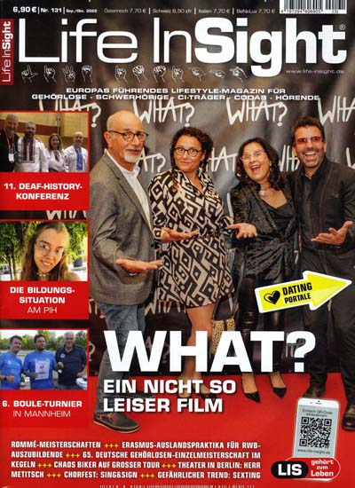 Titelbild der Ausgabe 131/2022 von Life InSight Magazin. Diese Zeitschrift und viele weitere Freizeit-Fachmagazine und Hobby-Fachzeitschriften als Abo oder epaper bei United Kiosk online kaufen.