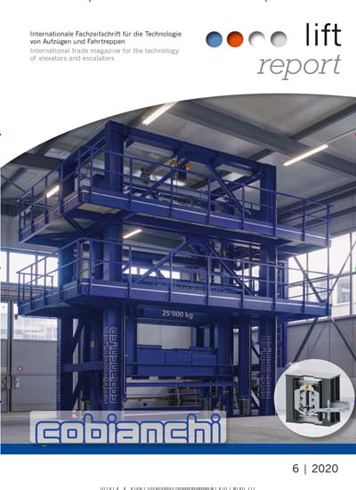 Titelbild der Ausgabe 6/2020 von Lift Report. Diese Zeitschrift und viele weitere Industriemagazine und Handwerkmagazine als Abo oder epaper bei United Kiosk online kaufen.