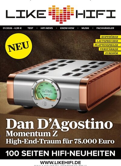 Titelbild der Ausgabe 1/2026 von LikeHiFi. Diese Zeitschrift und viele weitere Audiomagazine, Filmmagazine und Fotozeitschriften als Abo oder epaper bei United Kiosk online kaufen.