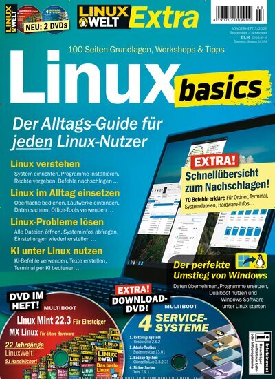 Titelbild der Ausgabe 3/2026 von LinuxWelt Extra. Diese Zeitschrift und viele weitere Computerzeitschriften, Tabletmagazine und Smartphonemagazine als Abo oder epaper bei United Kiosk online kaufen.