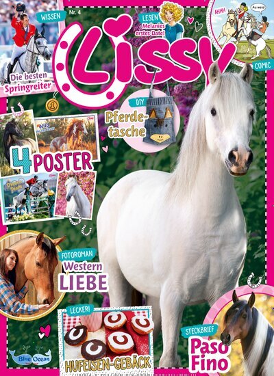 Titelbild der Ausgabe 4/2025 von Lissy. Diese Zeitschrift und viele weitere Jugendzeitschriften und Kinderzeitschriften als Abo oder epaper bei United Kiosk online kaufen.