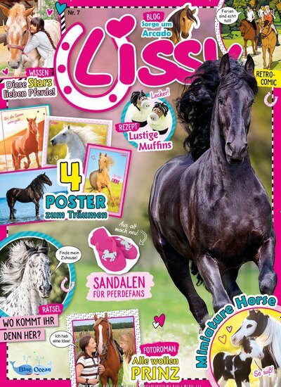Titelbild der Ausgabe 7/2025 von Lissy. Diese Zeitschrift und viele weitere Jugendzeitschriften und Kinderzeitschriften als Abo oder epaper bei United Kiosk online kaufen.