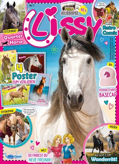 Titelbild der Ausgabe 7/2026 von Lissy. Diese Zeitschrift und viele weitere Jugendzeitschriften und Kinderzeitschriften als Abo oder epaper bei United Kiosk online kaufen.