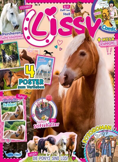Titelbild der Ausgabe 9/2025 von Lissy. Diese Zeitschrift und viele weitere Jugendzeitschriften und Kinderzeitschriften als Abo oder epaper bei United Kiosk online kaufen.