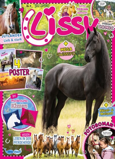 Titelbild der Ausgabe 9/2026 von Lissy. Diese Zeitschrift und viele weitere Jugendzeitschriften und Kinderzeitschriften als Abo oder epaper bei United Kiosk online kaufen.