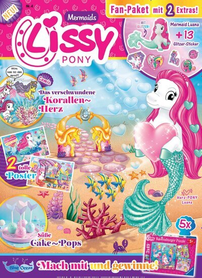 Titelbild der Ausgabe 4/2026 von Lissy Pony. Diese Zeitschrift und viele weitere Jugendzeitschriften und Kinderzeitschriften als Abo oder epaper bei United Kiosk online kaufen.