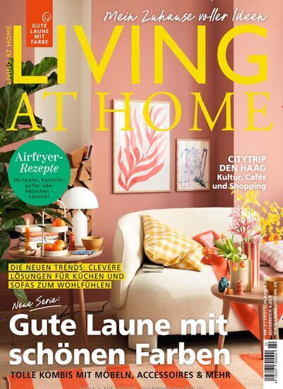 Titelbild der Ausgabe 2/2026 von Living at Home. Diese Zeitschrift und viele weitere Gartenzeitschriften und Wohnzeitschriften als Abo oder epaper bei United Kiosk online kaufen.