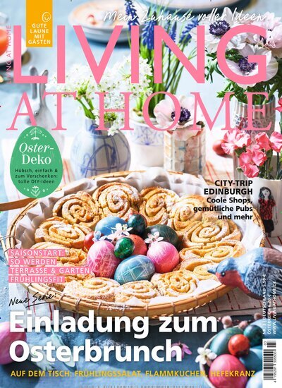 Titelbild der Ausgabe 3/2026 von Living at Home. Diese Zeitschrift und viele weitere Gartenzeitschriften und Wohnzeitschriften als Abo oder epaper bei United Kiosk online kaufen.