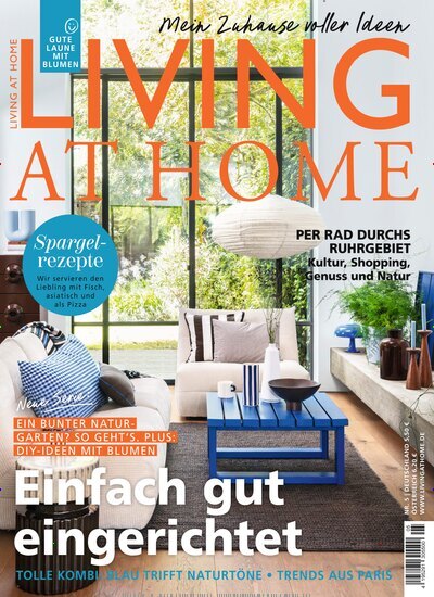 Titelbild der Ausgabe 5/2026 von Living at Home. Diese Zeitschrift und viele weitere Gartenzeitschriften und Wohnzeitschriften als Abo oder epaper bei United Kiosk online kaufen.