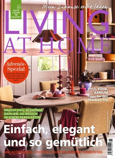 Titelbild der Ausgabe 11/2026 von Living at Home. Diese Zeitschrift und viele weitere Gartenzeitschriften und Wohnzeitschriften als Abo oder epaper bei United Kiosk online kaufen.