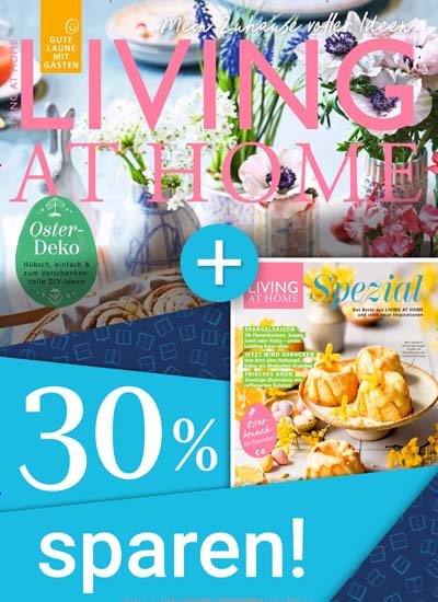 Titelbild der Ausgabe 3/2026 von Living at Home Ostern Zeitschriften Bundle. Diese Zeitschrift und viele weitere Gartenzeitschriften und Wohnzeitschriften als Abo oder epaper bei United Kiosk online kaufen.