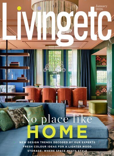 Titelbild der Ausgabe 317/2025 von Living etc UK. Diese Zeitschrift und viele weitere Gartenzeitschriften und Wohnzeitschriften als Abo oder epaper bei United Kiosk online kaufen.