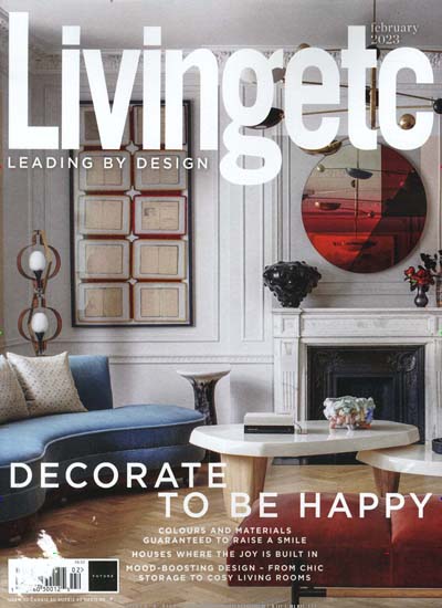 Titelbild der Ausgabe 2/2023 von Living etc USA. Diese Zeitschrift und viele weitere Gartenzeitschriften und Wohnzeitschriften als Abo oder epaper bei United Kiosk online kaufen.