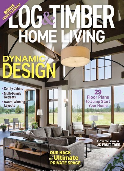Titelbild der Ausgabe 7/2025 von Log & Timber Home Living. Diese Zeitschrift und viele weitere Gartenzeitschriften und Wohnzeitschriften als Abo oder epaper bei United Kiosk online kaufen.